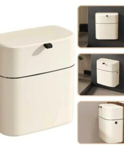 TACHO DE BASURA BLANCA